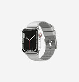 Uniq Linus Airosoft Silicone Strap For Apple Watch 45/44/42 mm - Chalk Grey 