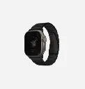 Uniq Osta Steel Strap With Steel Self Adjustable Links for Apple Watch 49/45/42mm - Midnight Black 