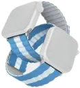 Uniq Revix Reversible Strap for Apple Watch World Cup Edition 42/44/45mm - Argentina (White) 