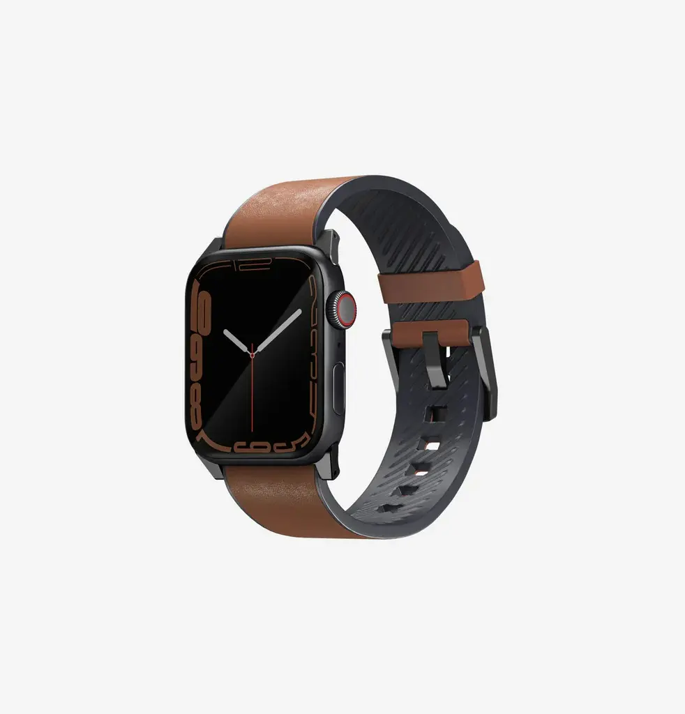 سير جلد UNIQ Straden لساعة Apple Watch 42/44/45 ملم – بني توفي