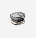 Uniq Hybrid Garde Case With Screen Protector for Apple Watch Ultra 49mm - Smoked Tinted Grey 