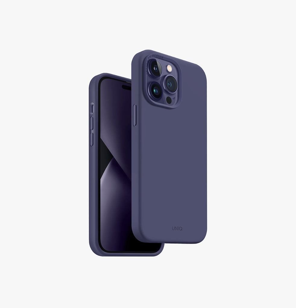 كفر Uniq Lino لـ iPhone 14 Pro Max - Fig Purple