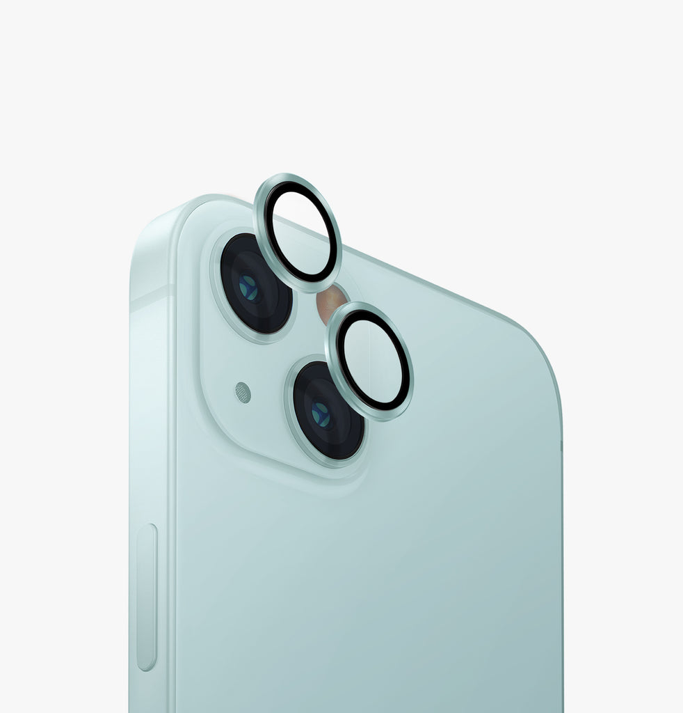 حماية كاميرا Uniq Optix لـ iPhone 15 / 15 Plus - Cool Mint