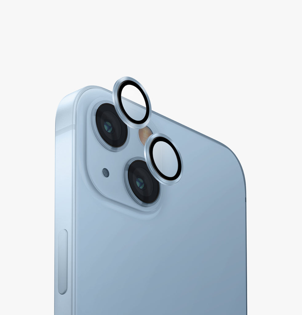 حماية كاميرا Uniq Optix لـ iPhone 15 / 15 Plus - Mist Blue