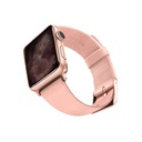 Viva Madrid Genuine Leather Strap for Apple Watch 42mm/44mm - Pink/Rose Gold