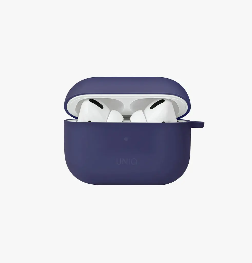 كفر سيليكون Uniq Nexo مع خطافات أذن رياضية لـ AirPods Pro 2 - Fig Purple