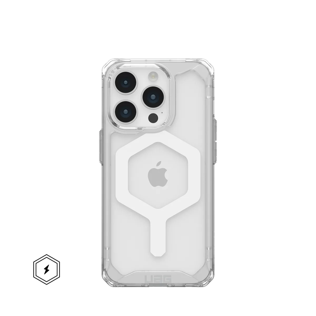 UAG iPhone 15 Pro Plyo Magsafe Case (Ice / White)