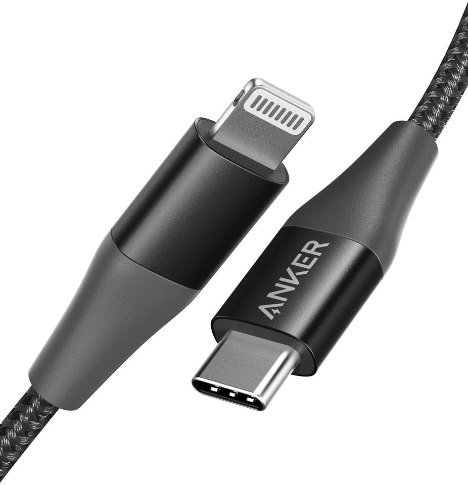 Anker Powerline + II USB-C to Lightning 0.9M - black