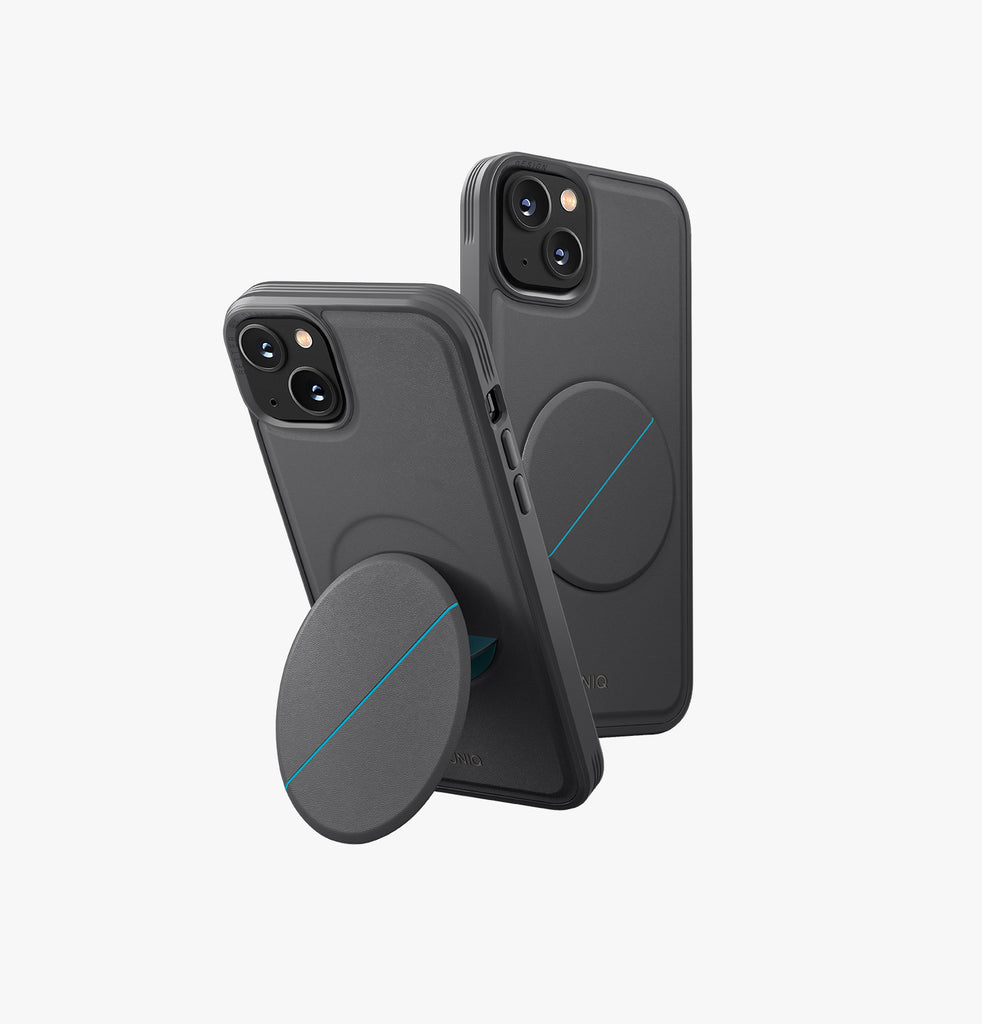 كفر Uniq Novo لـ iPhone 14 Plus - Charcoal Grey