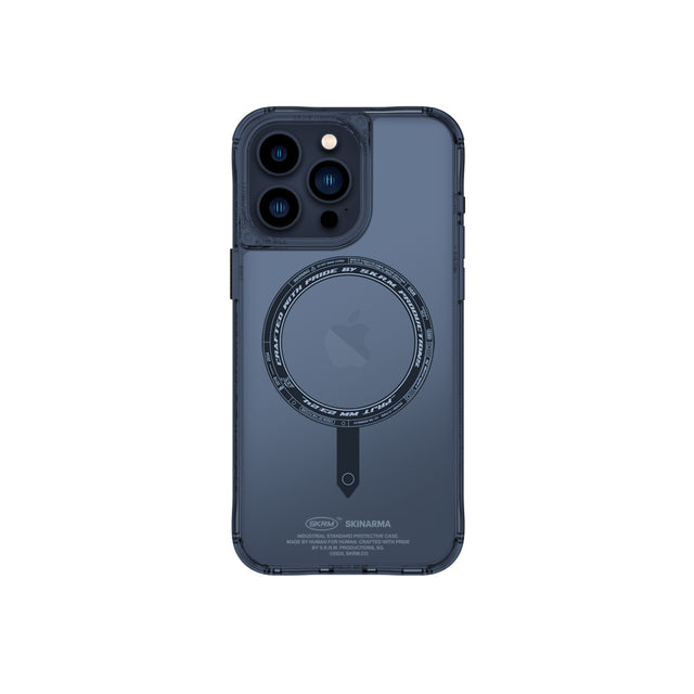 كفر SKINARMA Saido MagSafe لآيفون 15 Pro – أزرق