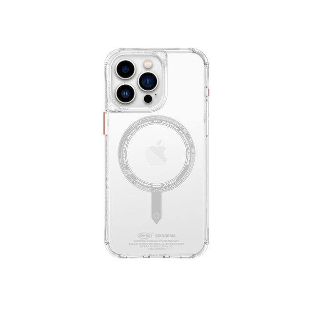 SkinArma Saido MagSafe Case for iPhone 15 Pro - Clear 
