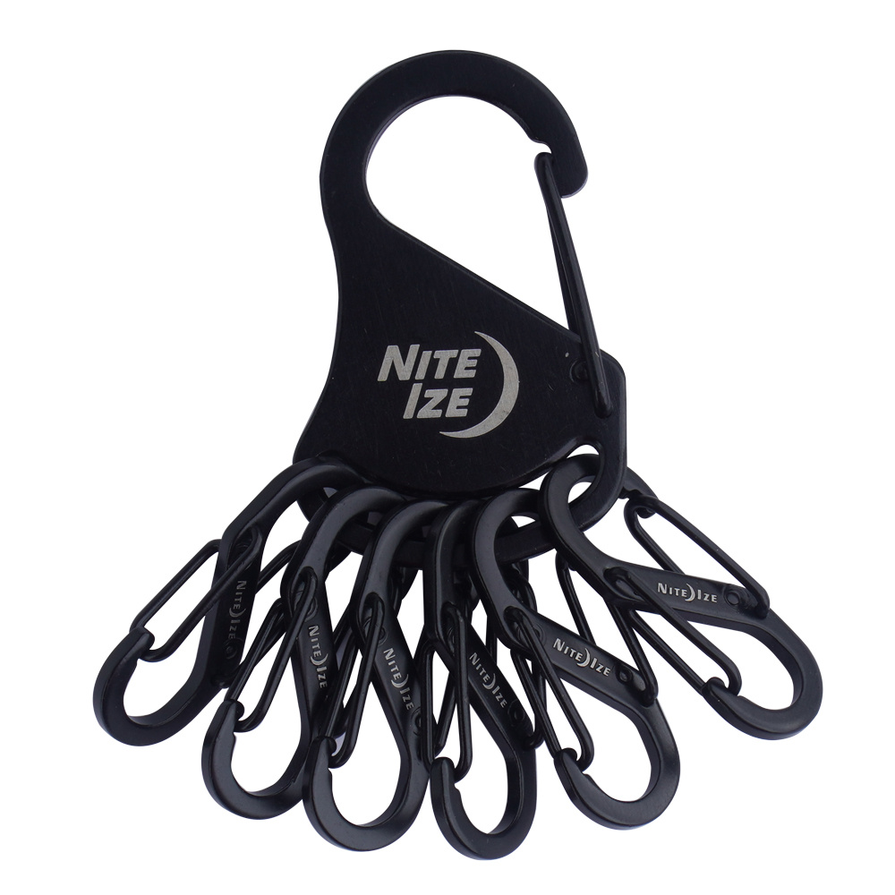  NiteIze KeyRack Steel™ - S-Biner® - Black