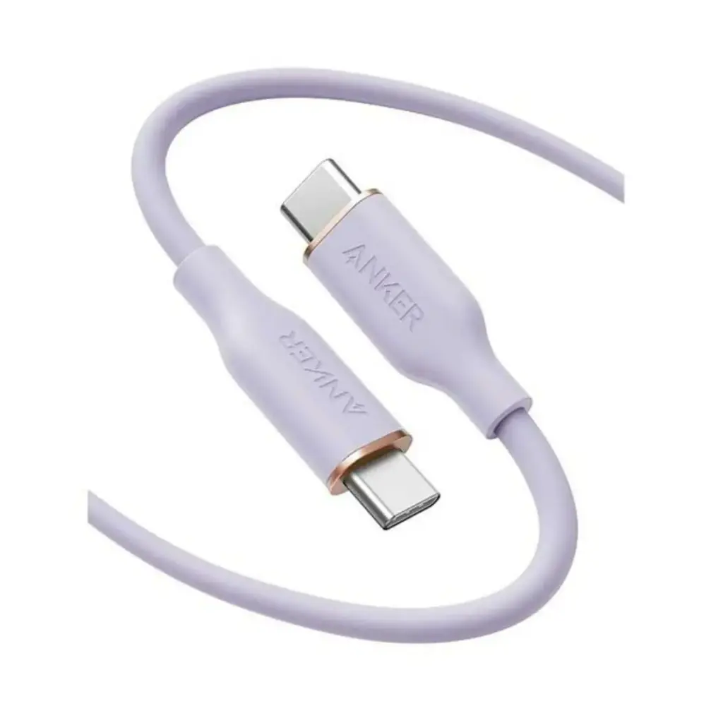 Anker PowerLine III Flow USB-C to USB-C Purple (90cm/3ft) 