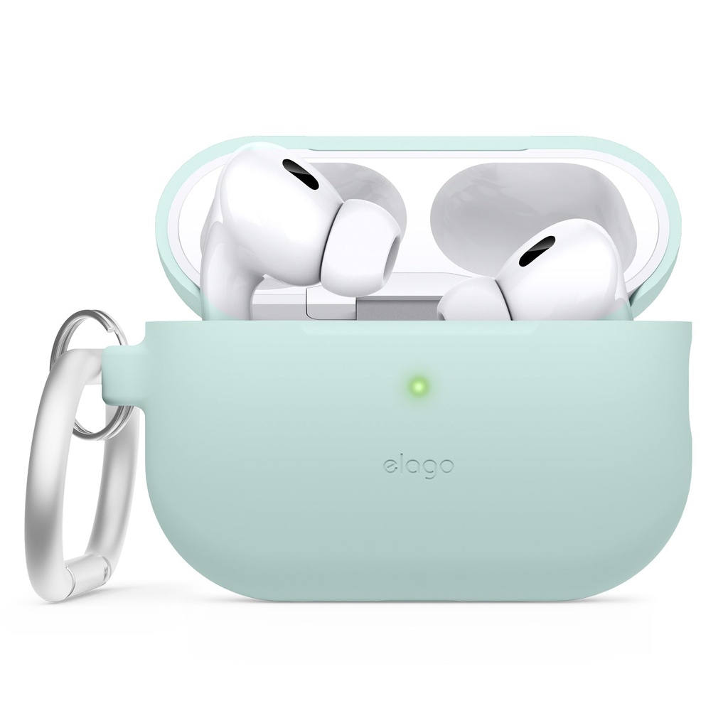 Elago AirPods Pro 1&2 Silicone Hang Case mint