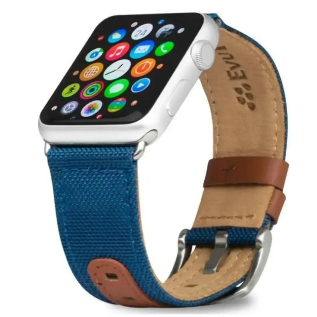 حزام Evutec Northill لـ Apple Watch مقاس 45mm/44mm/42mm/Ultra - Tweed/Tan