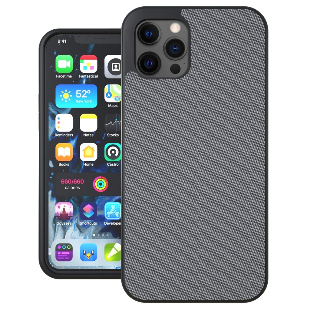 كفر Evutec لـ iPhone 12 Pro - أسود
