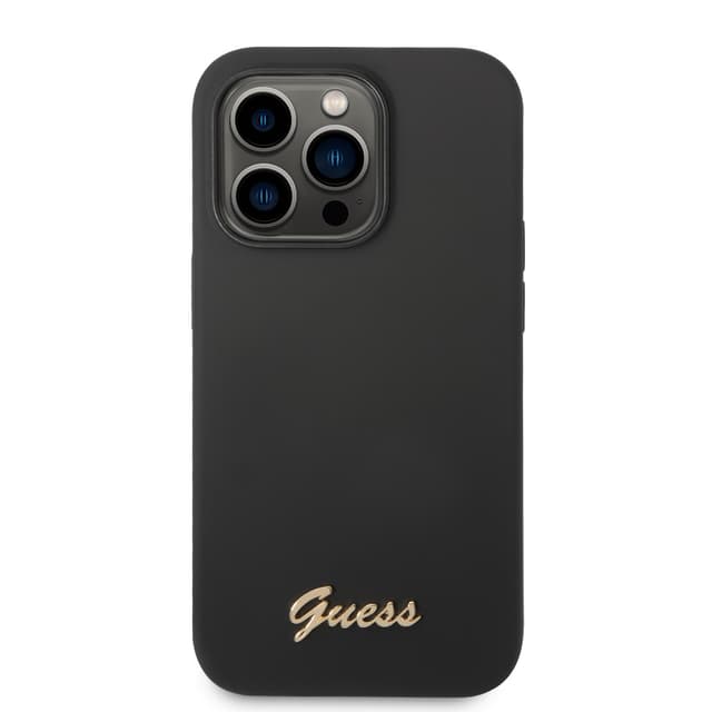 Guess IML Electro Cam Hard Case with Strap for iPhone 14 Pro -