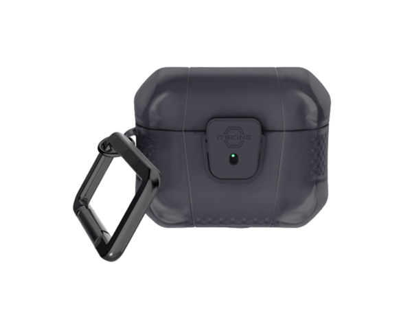 كفر Itskins Spectrum Frost مضاد للميكروبات لـ AirPods Pro 2 - Smoke