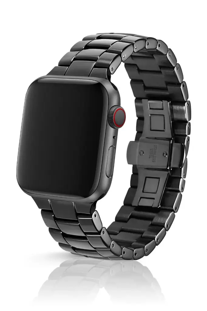 juuk apple watch atrap 42MM 44MM 45MM 49MM VELO (STEEL) Polished Black