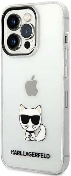 Karl Lagerfeld IML Choupette Body Hard Case for iPhone 14 Pro (6.1") - Transparent 