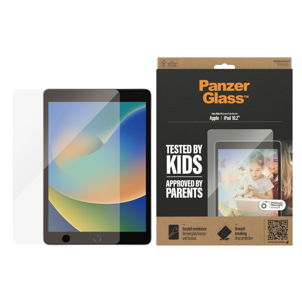 حماية شاشة PanzerGlass® لآيباد 10.2 إنش (2019-2021)