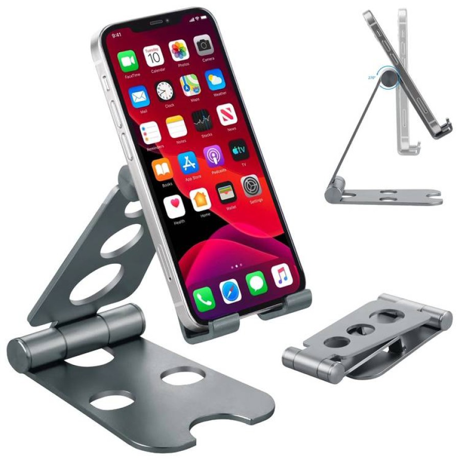 Powerology Simpl Foldable Universal Stand - Silver