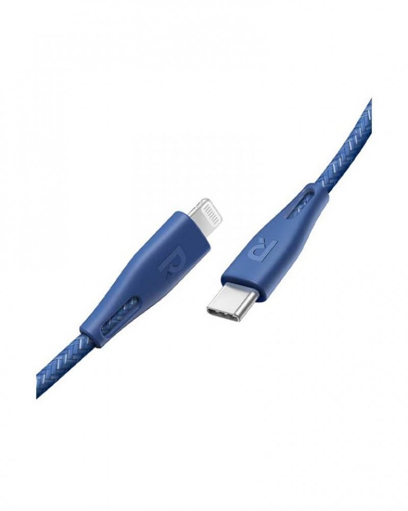 RAVPower Type-C to Lightning Cable 1.2m Nylon Blue