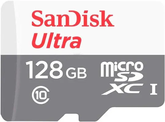 SANDISK ULTRA MICRO SD 128GB SPEED 100 MB/S