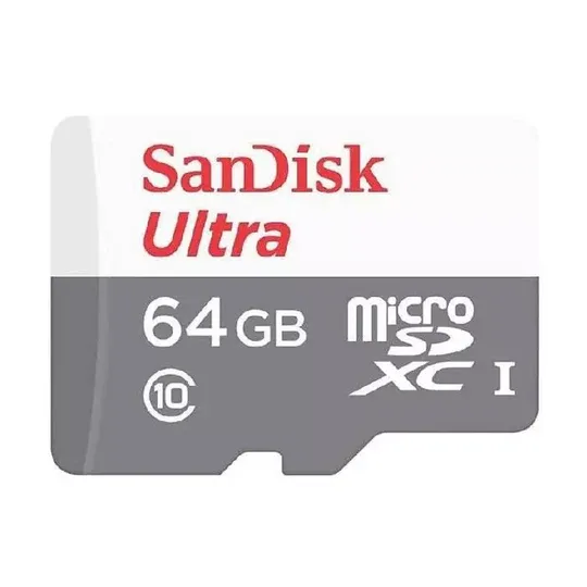 SANDISK ULTRA MICRO SD 64GB SPEED 100 MB/S