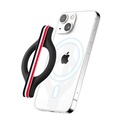 SINJIMORU MINI GRIP MAGNETIC WOOL-BAND HOLDER BLACK / WHITE