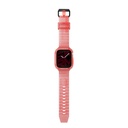 سير مع كفر 2 في 1 SKINARMA Saido لساعة Apple Watch مقاس 45/44 ملم – أحمر