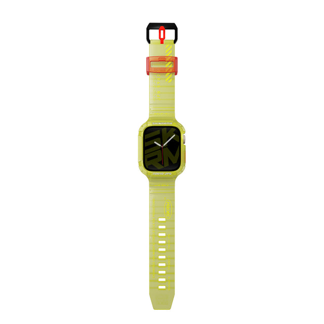 SkinArma Saido 2-In-1 Apple Watch Strap + Case 45/44 mm - yellow