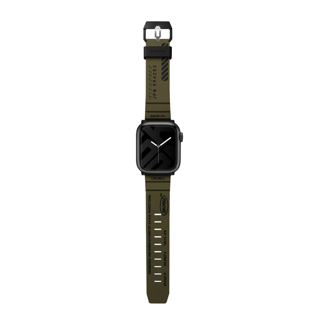 SkinArma Shokku Band for Apple Watch 42/44/45 - Olive 