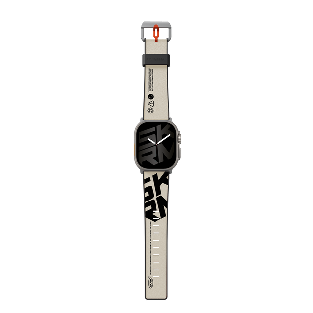 سير SKINARMA Spunk لساعة Apple Watch مقاس 49/45/44 ملم – بيج