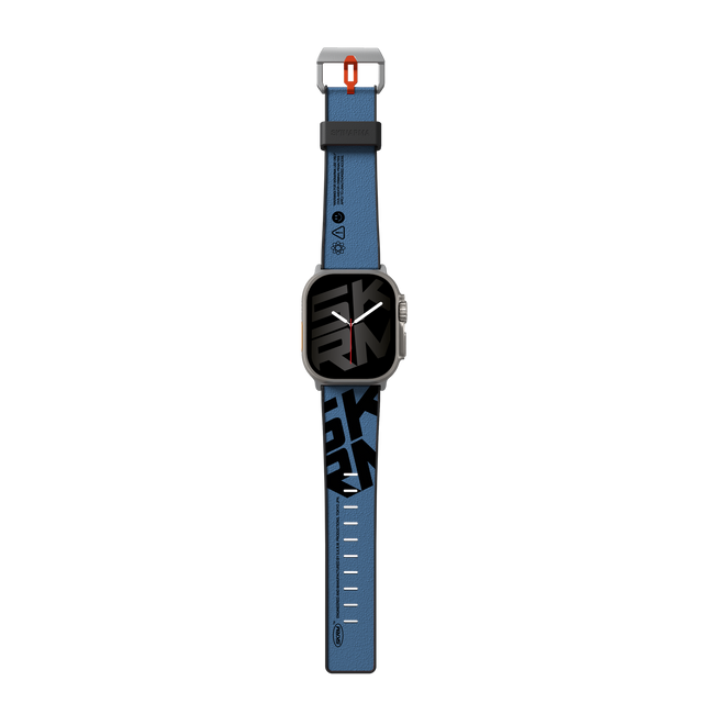 سير SKINARMA Spunk لساعة Apple Watch مقاس 49/45/44 ملم – أزرق