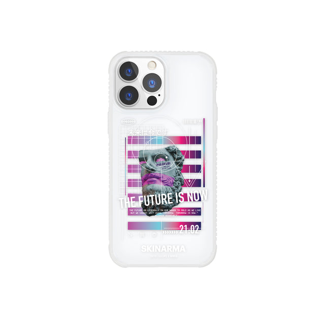 SKIN ARMA IPHONE 13 PRO THE FUTUER IS NOW WHITE