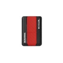 SkinArma Kado Mag-Charge Card Holder With Grip Stand - Black / Red 