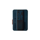 SkinArma Mirage Magnetic Card Holder With Grip-Stand - Blue