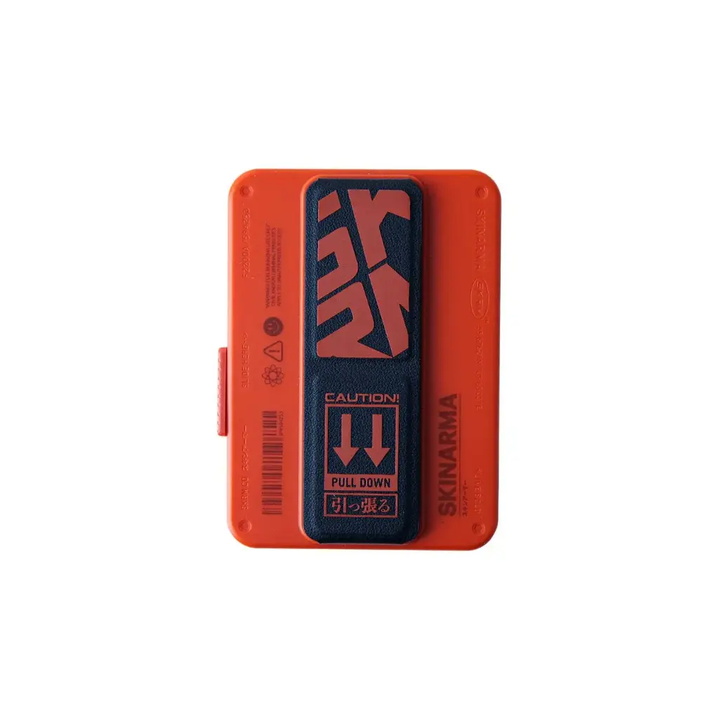SkinArma Mirage Magnetic Card Holder With Grip-Stand - Orange