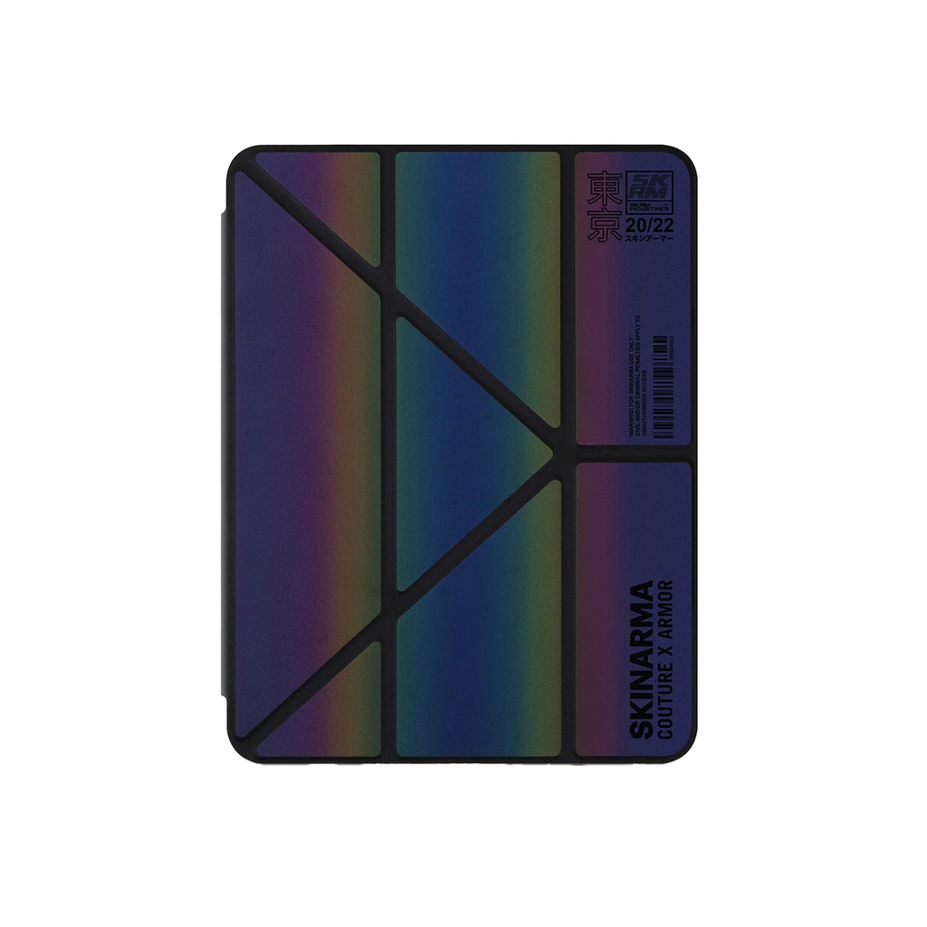 كفر SKINARMA Kira Kobai بغطاء قابل للفصل لـ iPad Air (2022) - Hologram