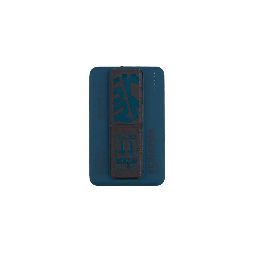 باور بانك لاسلكي SKINARMA Spunk 5000mAh بقوة 20W PD - أزرق