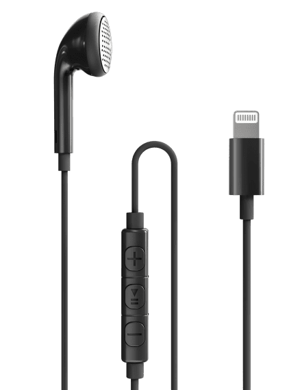 RAVP RP-BH1004 Mono Earphone L-Connector BLK