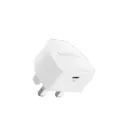 شاحن جداري RAVPower RP-PC1041 PD 20W بمنفذ USB-C – قابس UK – أبيض