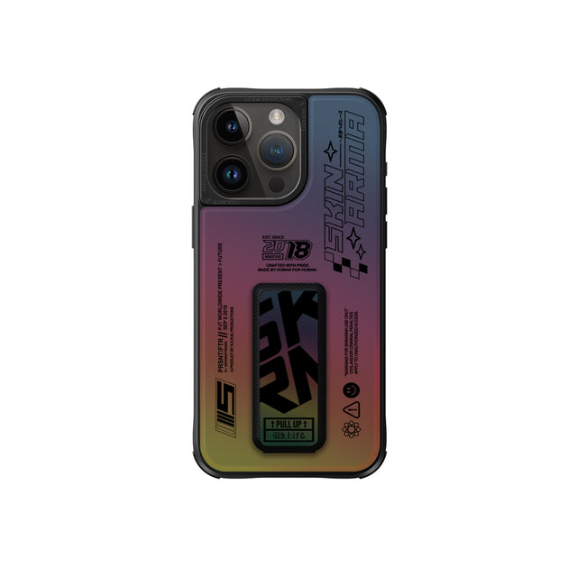 SkinArma Kira Kobai MagSafe + Grip-Stand Case for iPhone 15 Pro Max - Hologram