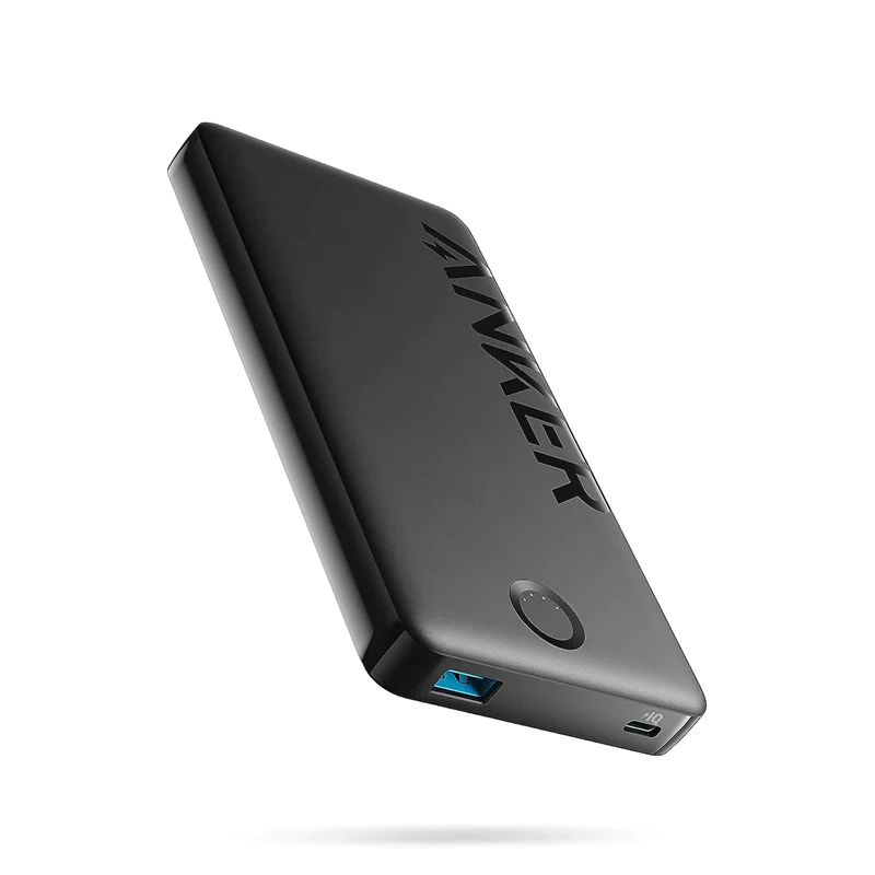 Anker External Battery, 323 Power Bank 10,000 mAh with 2 Ports PowerCore10K Fast Charging