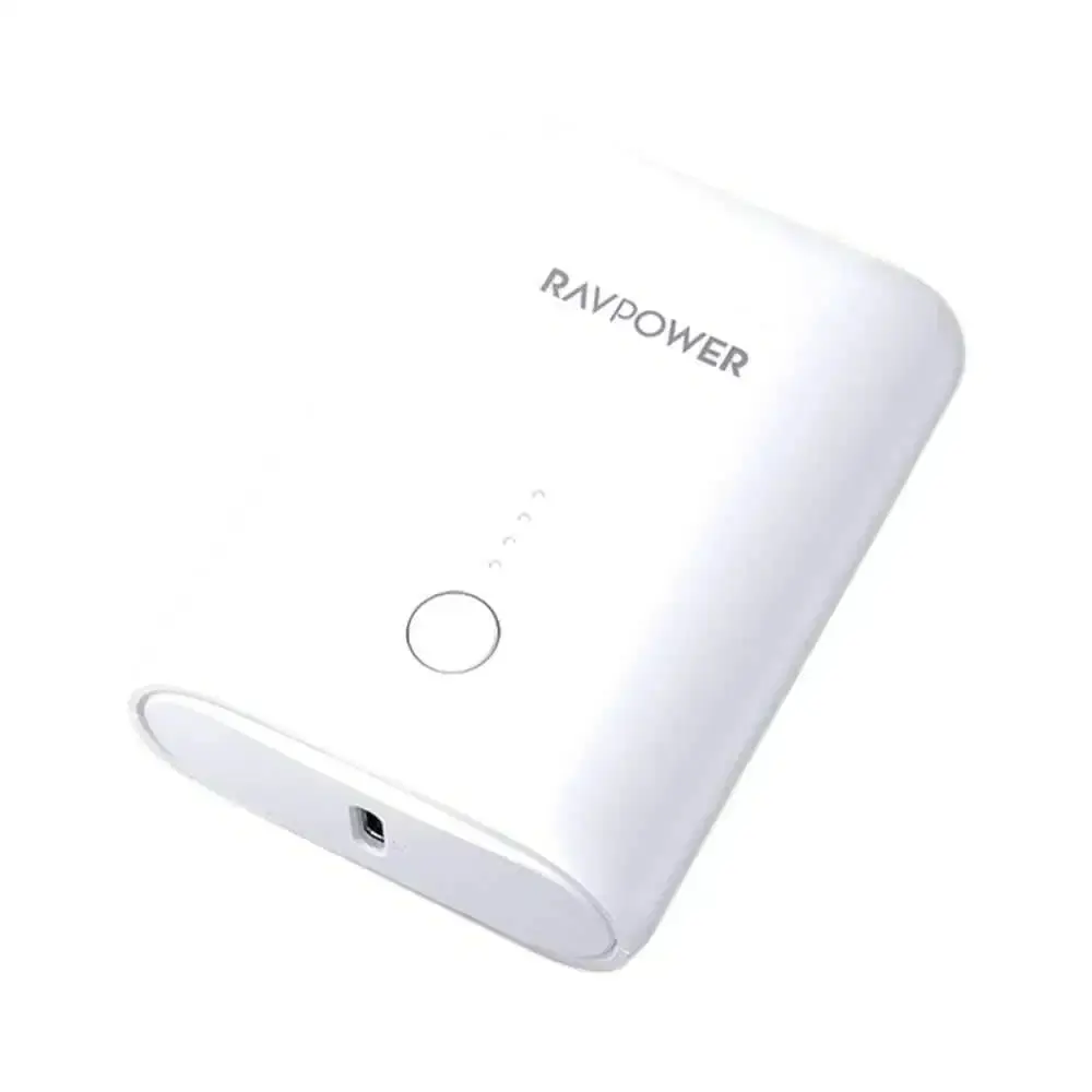 باور بانك RAVPower PD Pioneer 10000mAh 18W بمنفذين – أبيض
