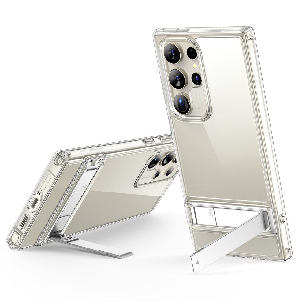 كفر ESR Air Shield Boost لـ Samsung Galaxy S24 Ultra مع Kickstand معدني وظهر PC قوي