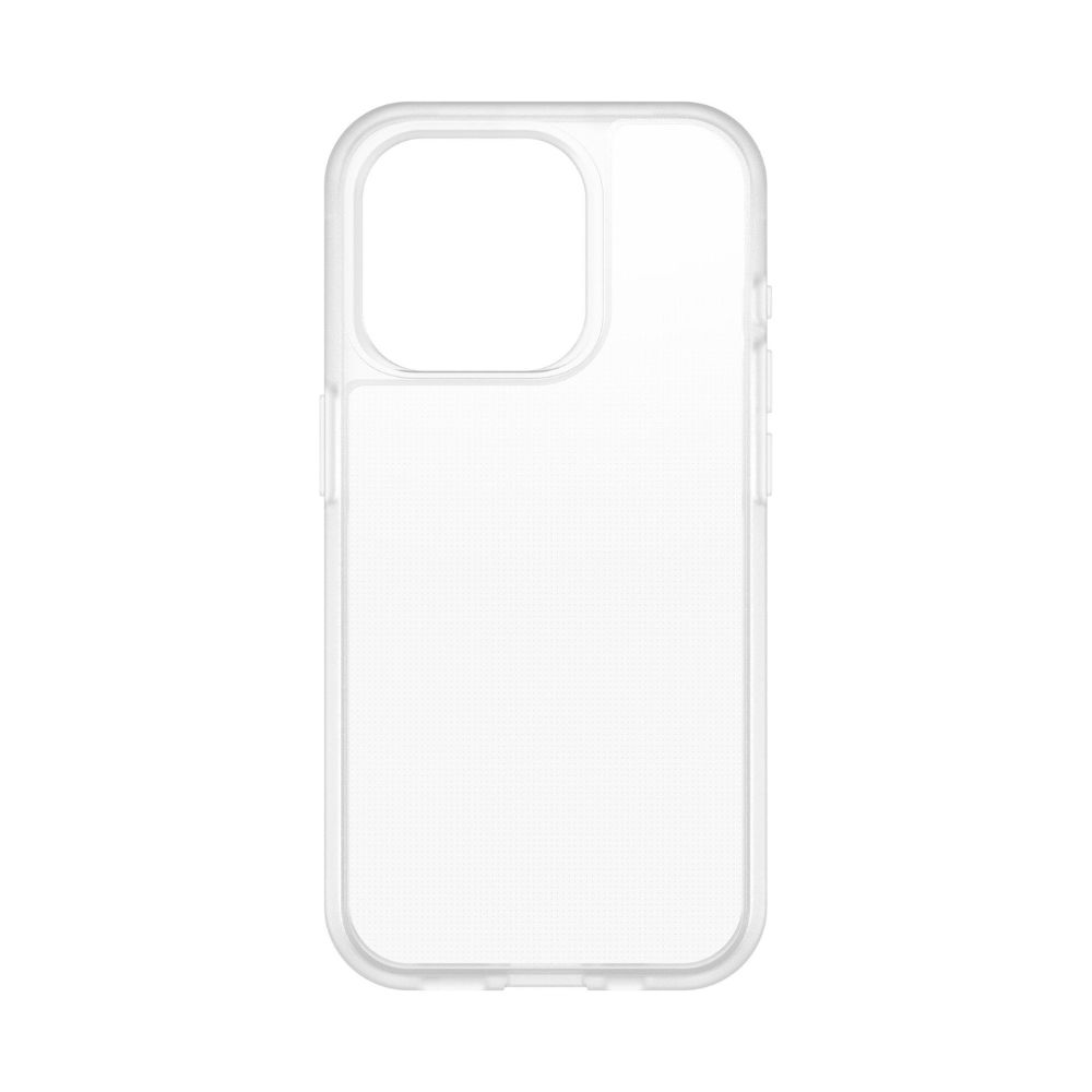 كفر OtterBox React + اسكرين زجاج لآيفون 15 Pro – شفاف