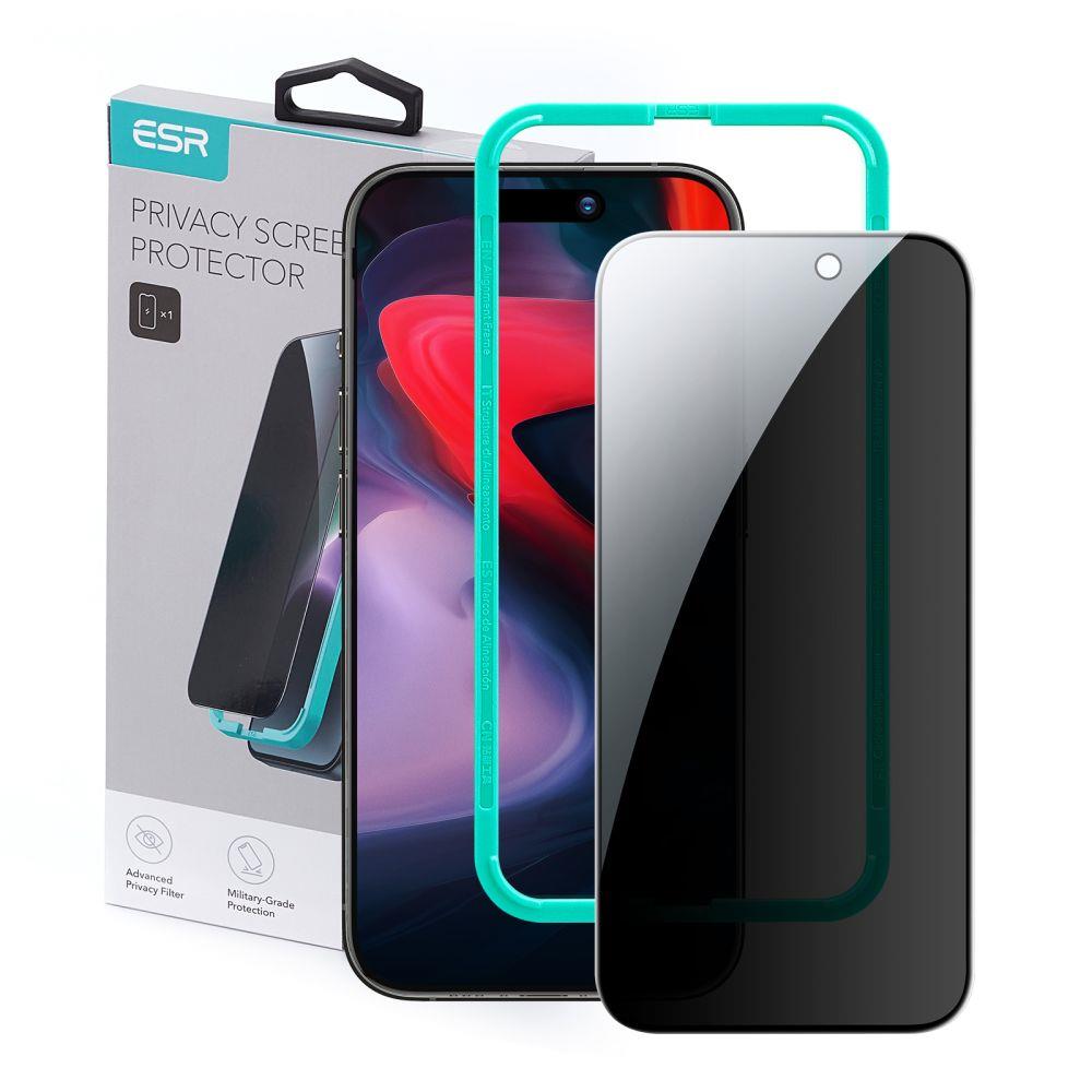 ESR iPhone 15 Pro Max Tempered-Glass Privacy Screen Protector