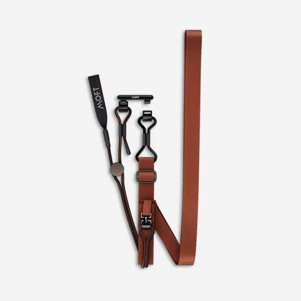 MOFTMD018-1-L-BN Adjustable Long Lanyard (Brown)